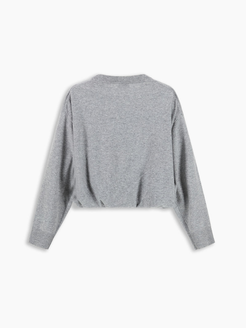Akari Maglia Grigio Mel.chia. donna 8pm - 3