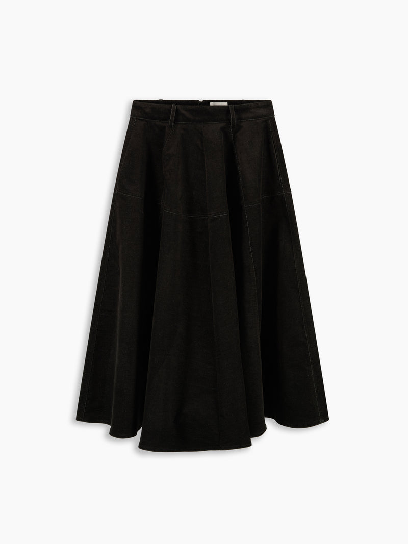 Fuji-a Gonna Nero donna 8pm - 3