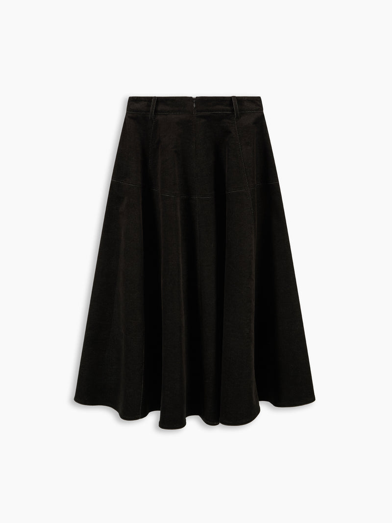 Fuji-a Gonna Nero donna 8pm - 4