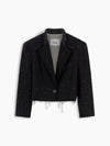 Monstera Giacca Nero donna 8pm - 2