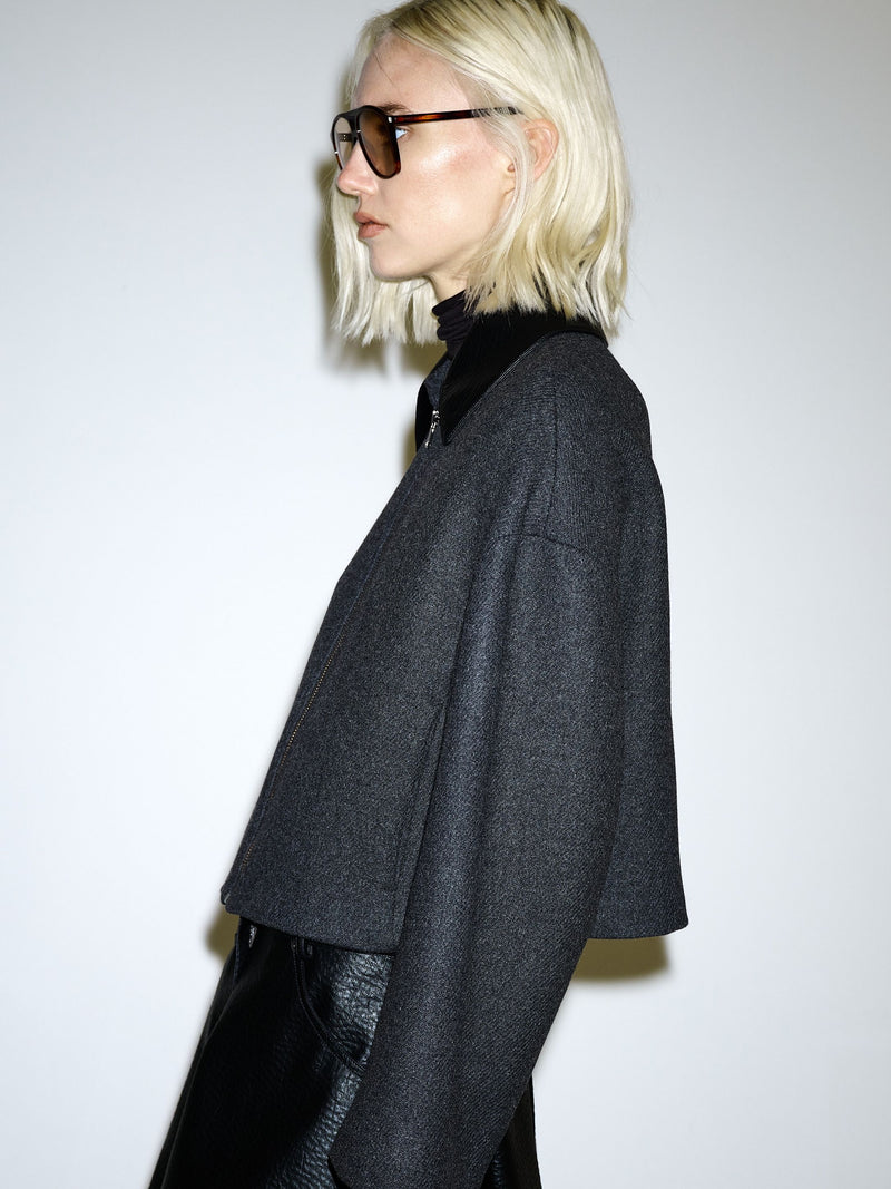 Clary Giubbotto Grigio Mel. Scuro donna 8pm - 3