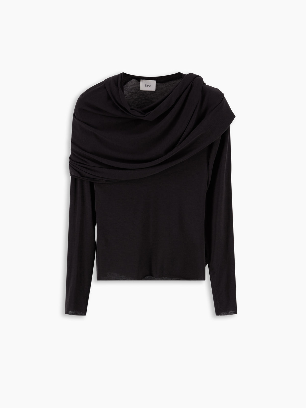 Petal T-shirt Nero donna 8pm - 3