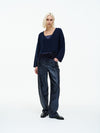 Clover Pantalone Blue Navy donna 8pm - 2