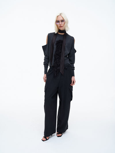Sage Pantalone Nero - XS