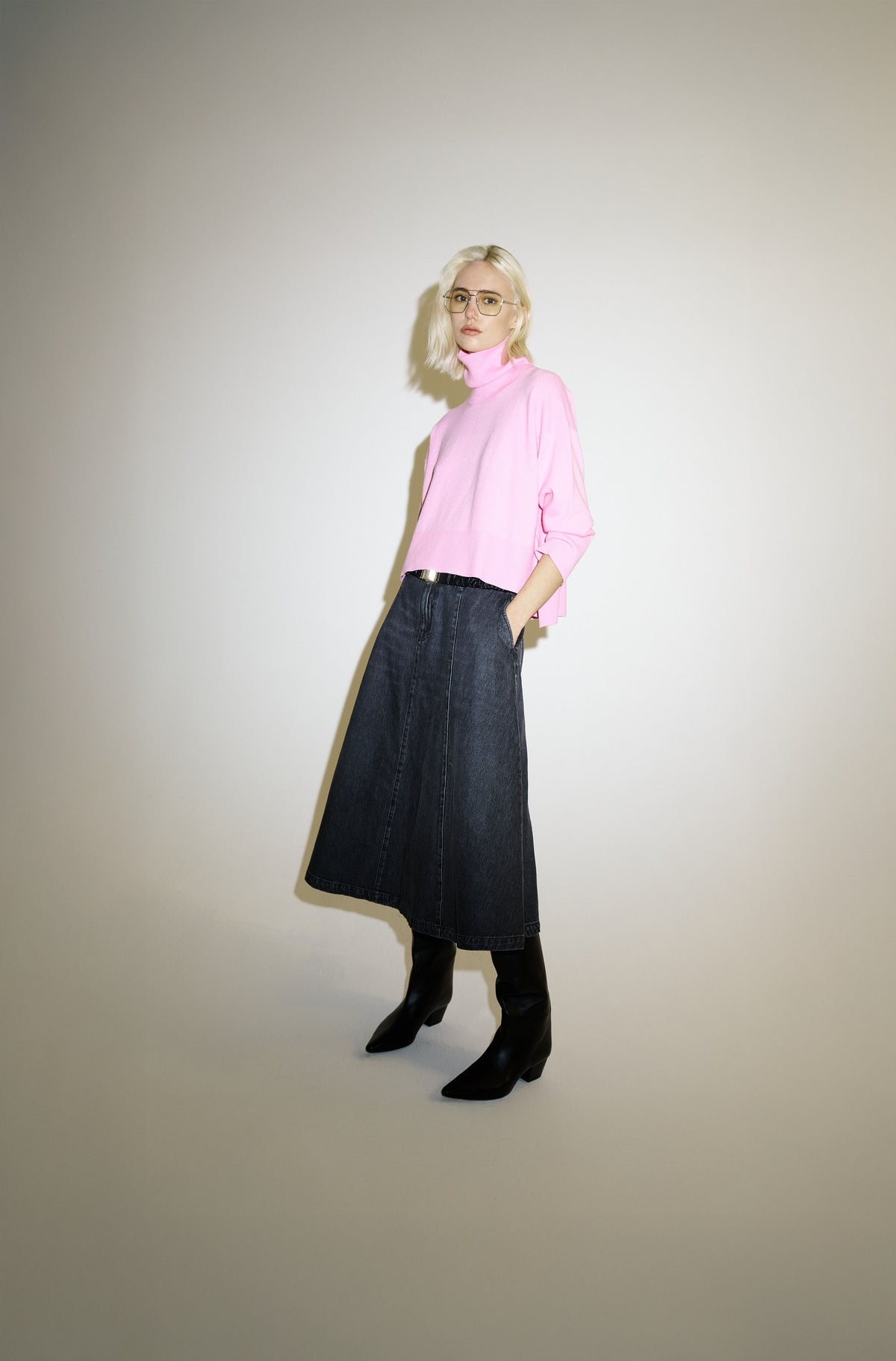 Fig Gonna Jeans Grigio Scuro donna 8pm - 2