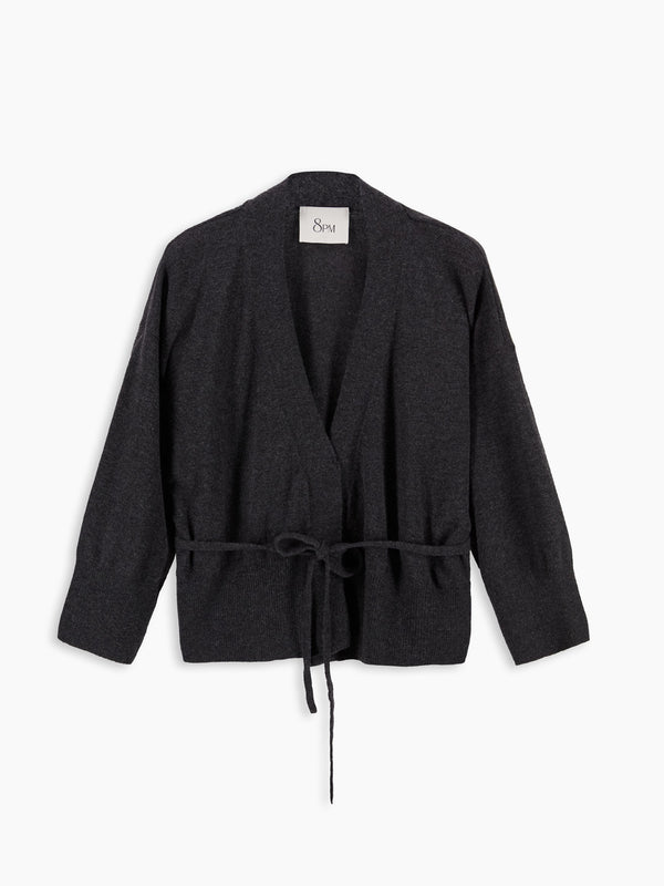 Carrasco Cardigan Grigio Mel. Scuro donna 8pm