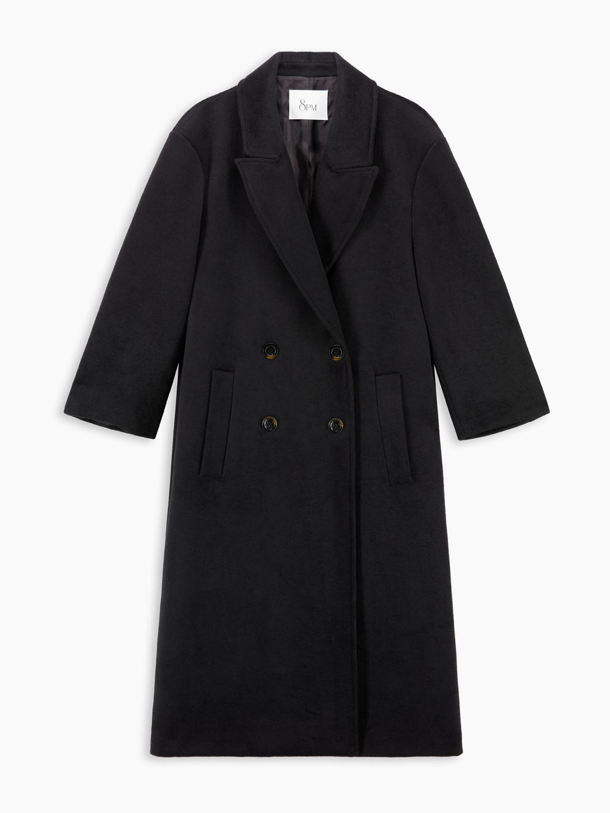 Jobim Cappotto Nero donna 8pm - 3