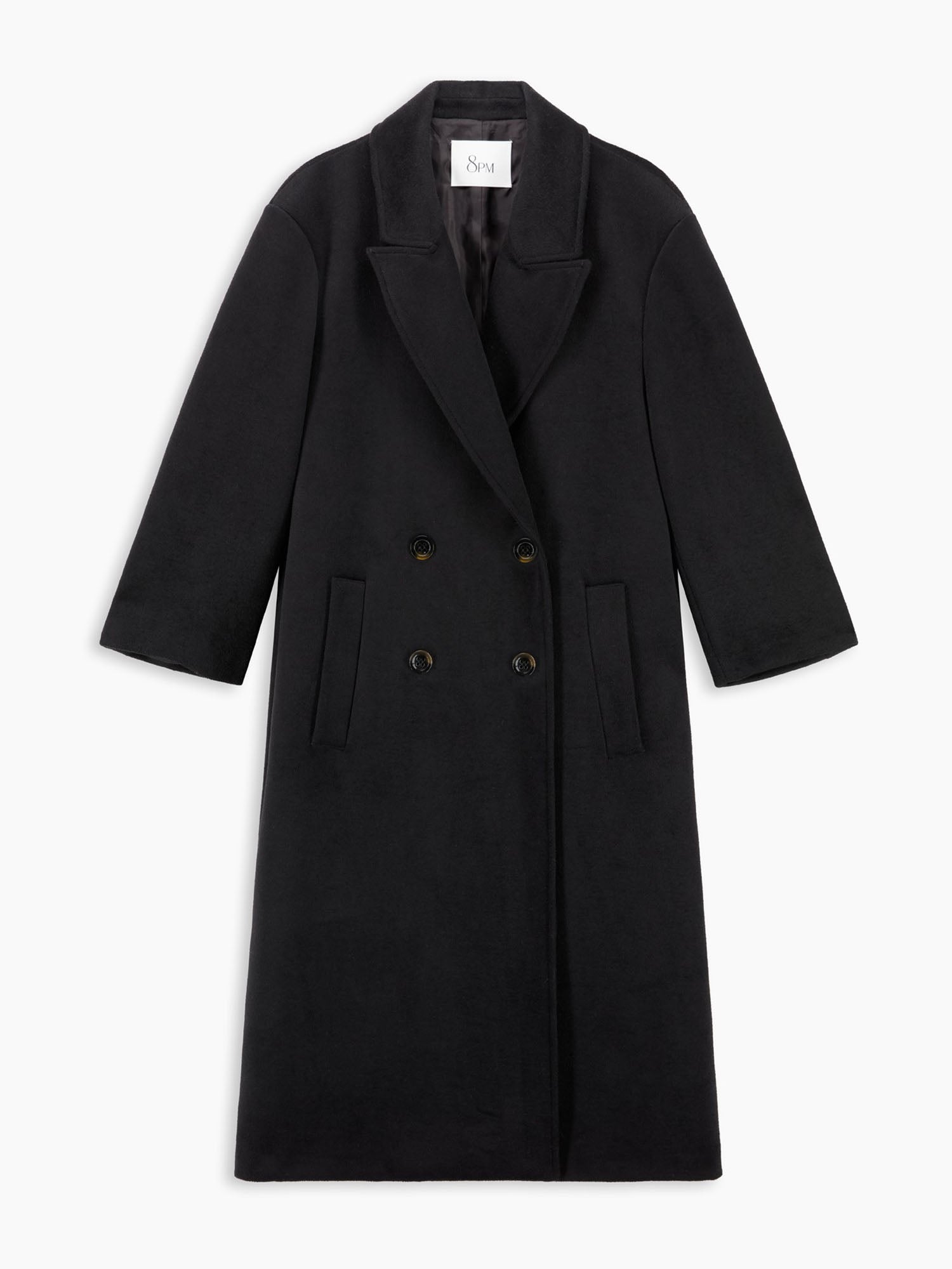 Jobim Cappotto Nero donna 8pm - 3