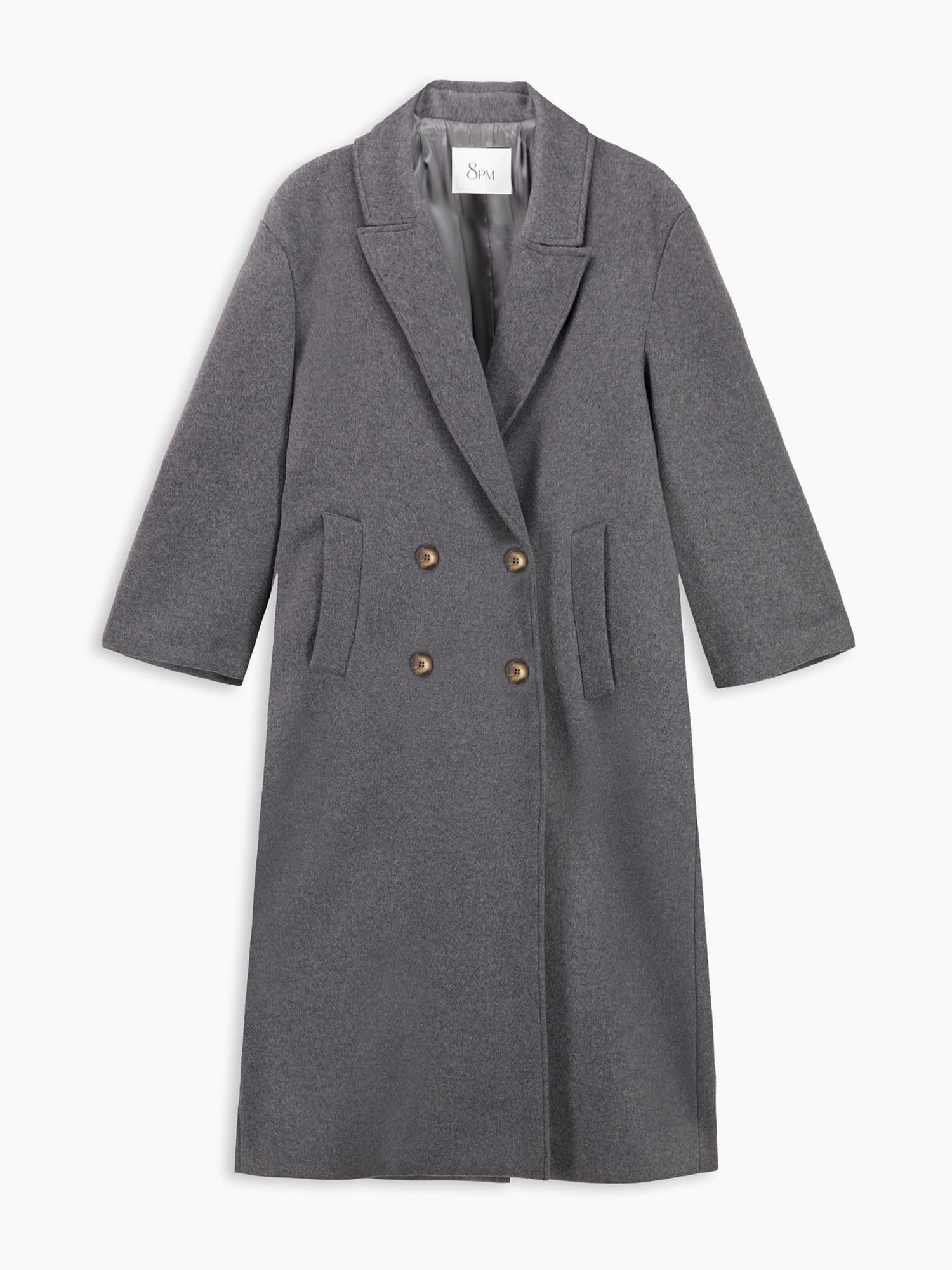 Jobim Cappotto Grigio Mel.med. donna 8pm - 2