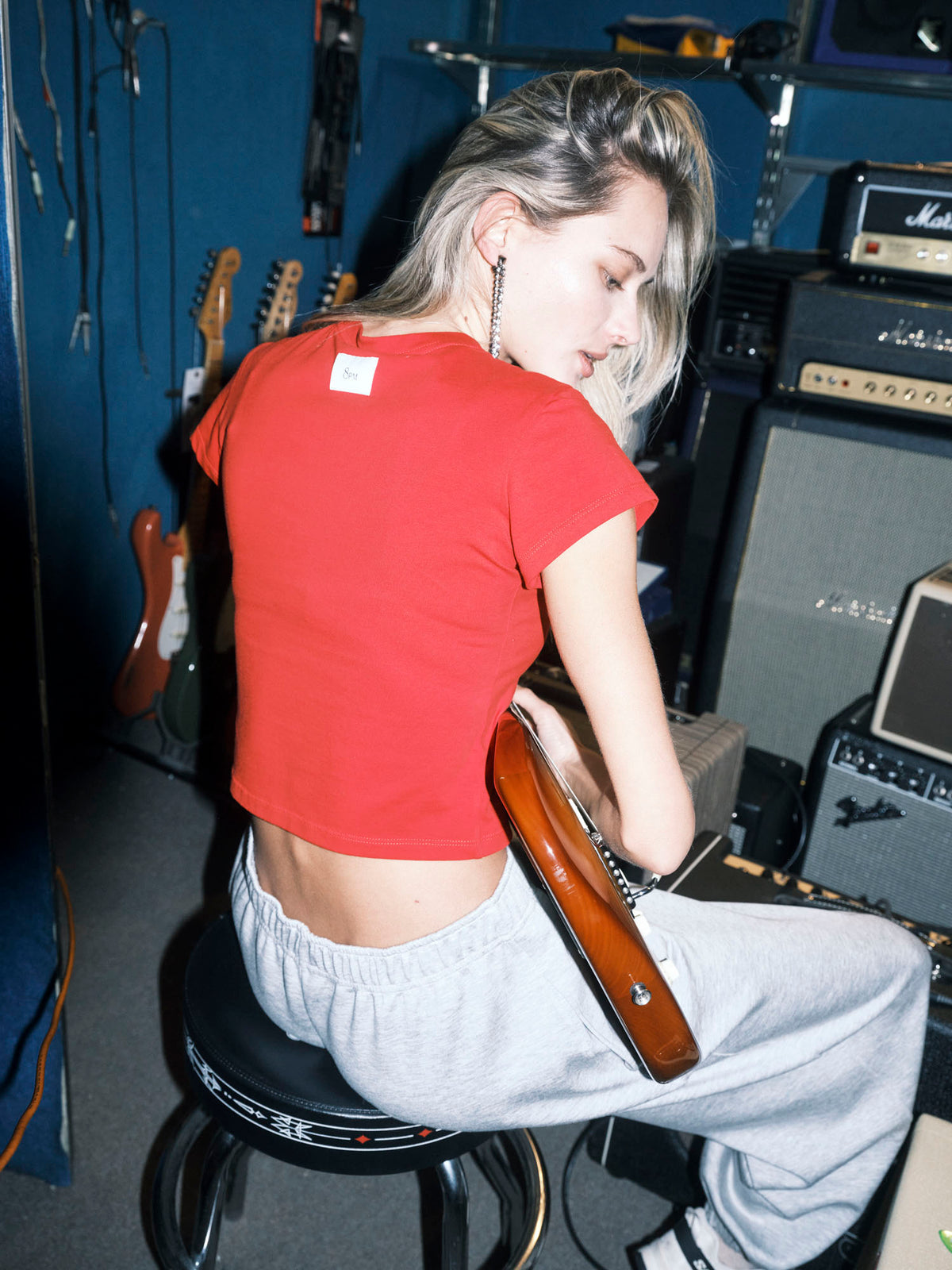 Marconi T-shirt Rosso donna 8pm - 1