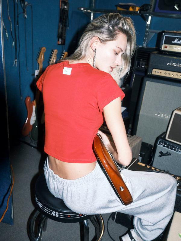 Marconi T-shirt Rosso donna 8pm