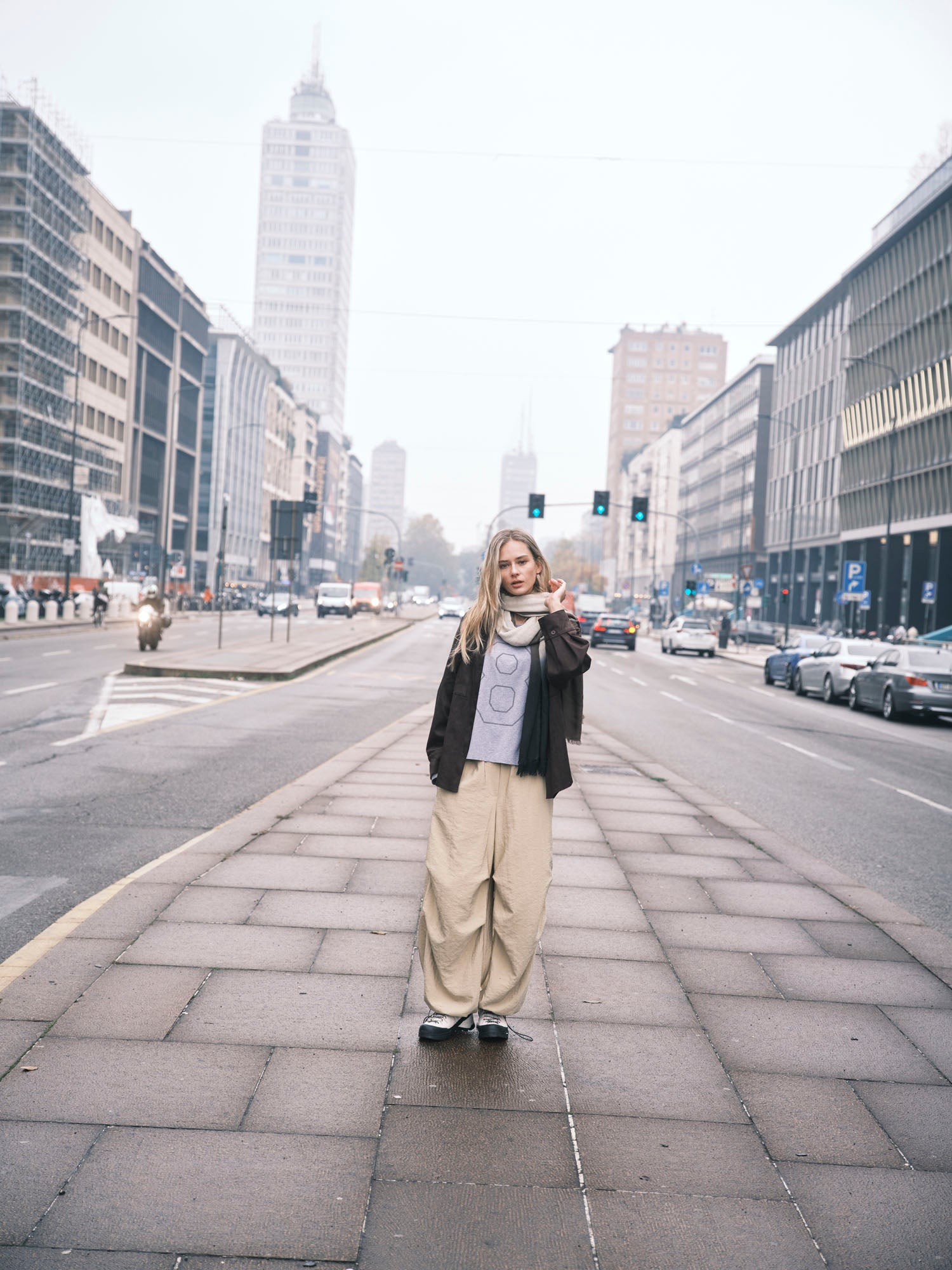 Jackson Pantalone Avana donna 8pm - 2