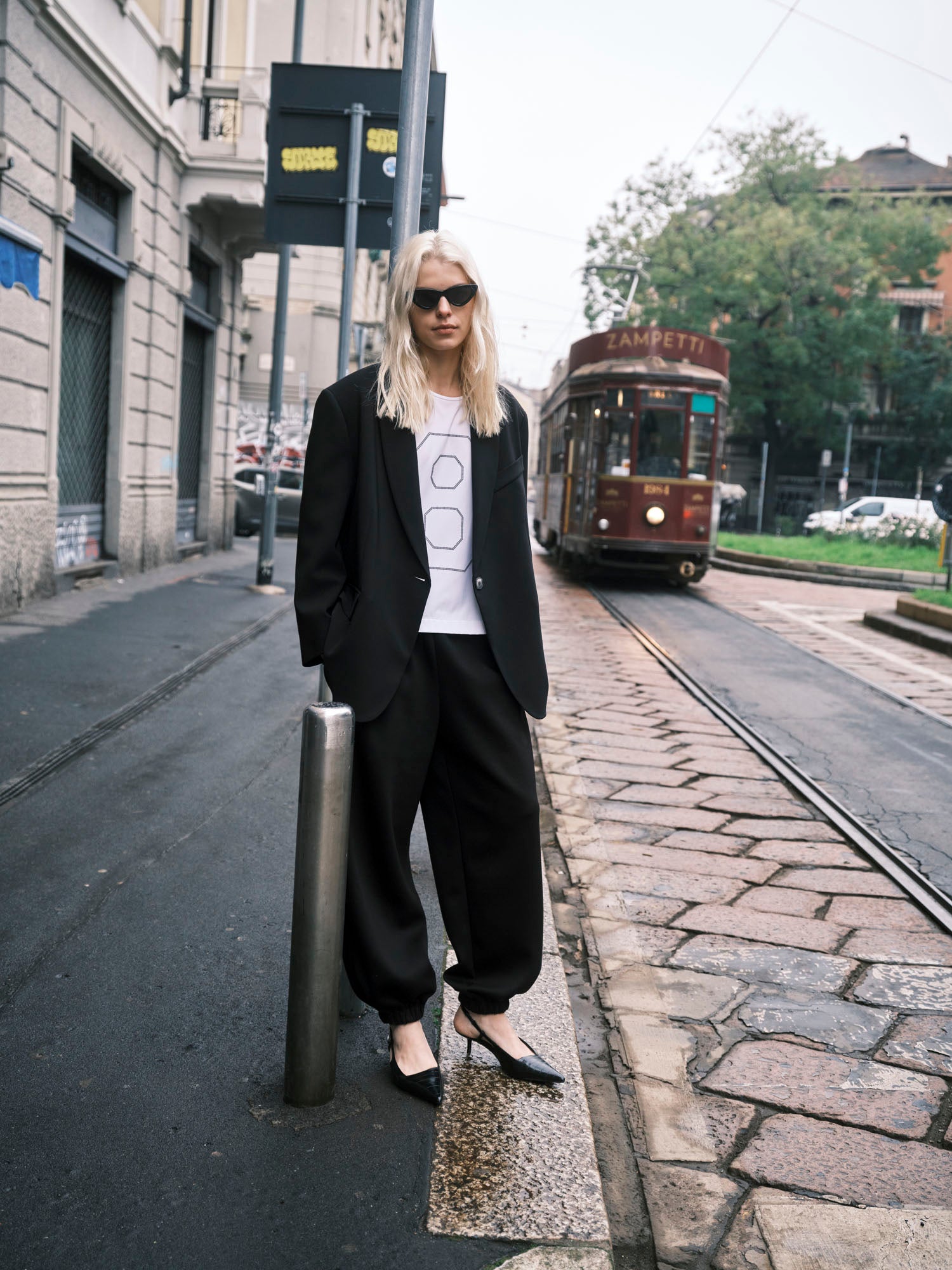 Logan Pantalone Nero donna 8pm - 1