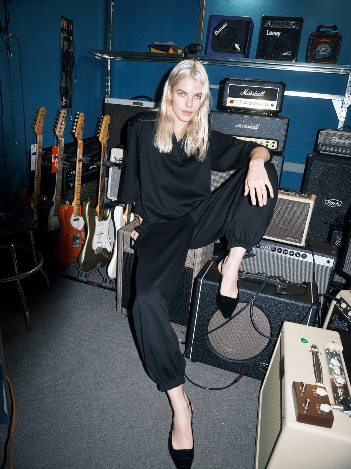 Logan Pantalone Nero donna 8pm - 2