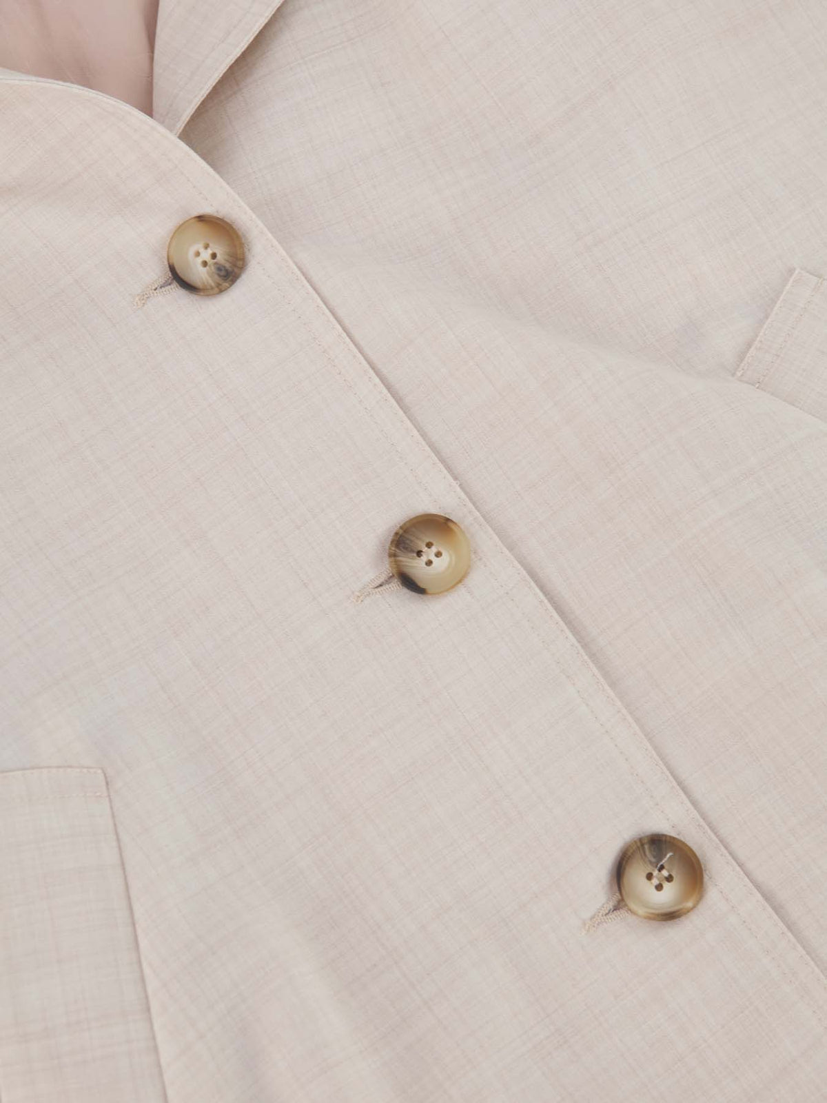 Rapallo Giubbotto Off White Melange donna 8pm - 3