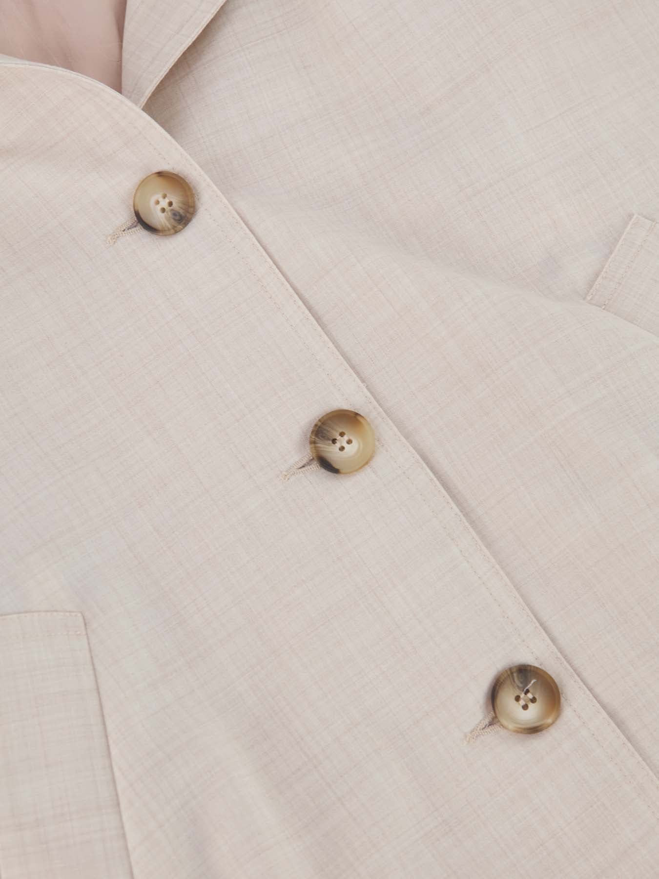 Rapallo Giubbotto Off White Melange donna 8pm - 3