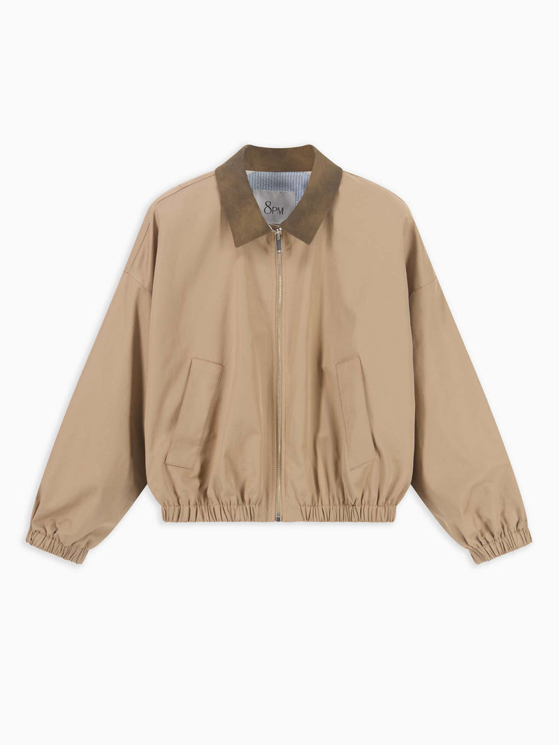 Portofino Bomber Cammello donna 8pm - 1