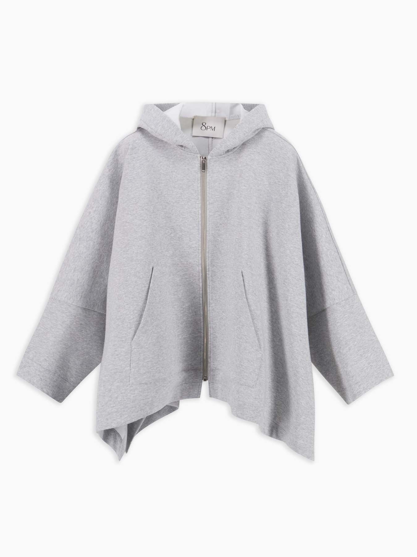 Santorini Cardigan Grigio Mel.chia. donna 8pm - 1