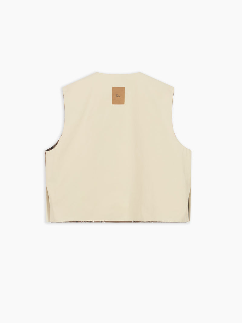 Nizza Gilet Moka donna 8pm - 2