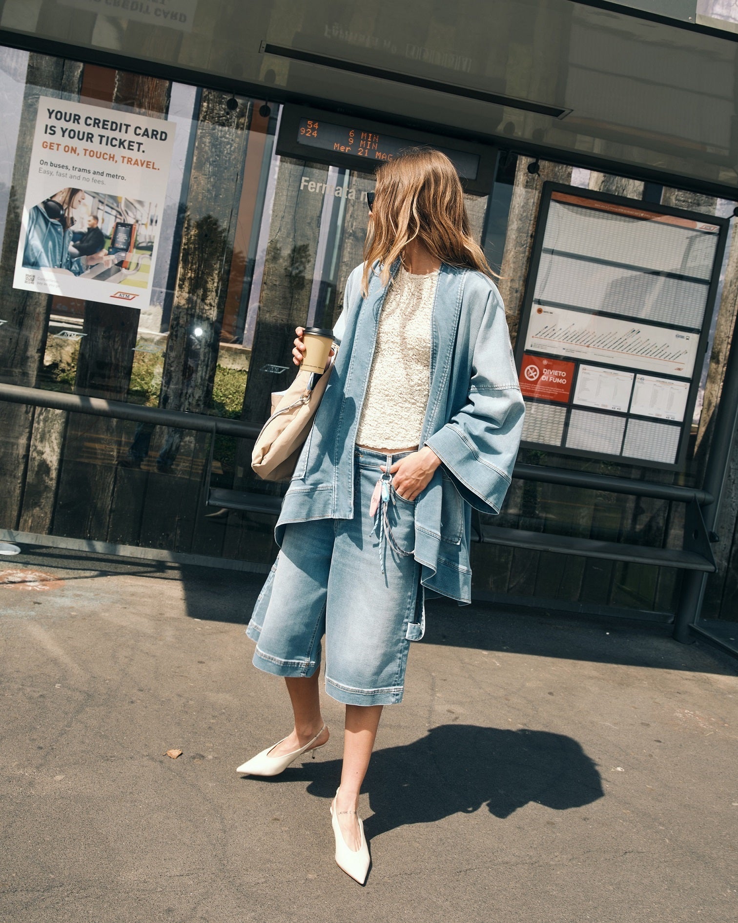 Alghero Giacca Kimono Denim donna 8pm - 1