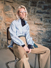 Newbury-a Camicia Azzurro Oxford women 8pm - 1