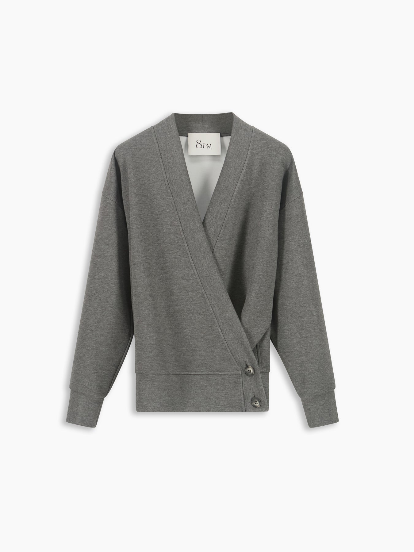 Exeter Cardigan Grigio Mel.med. women 8pm - 2